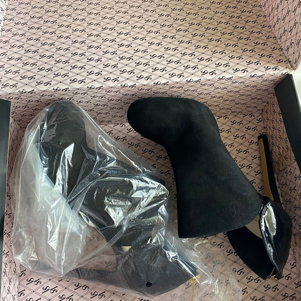 Victoria Secret Black Stiletto Boots